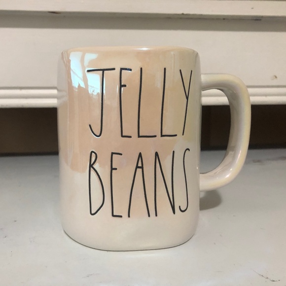 Rae Dunn collectible coffee mug Jelly Beans iridescent NEW - Picture 1 of 6